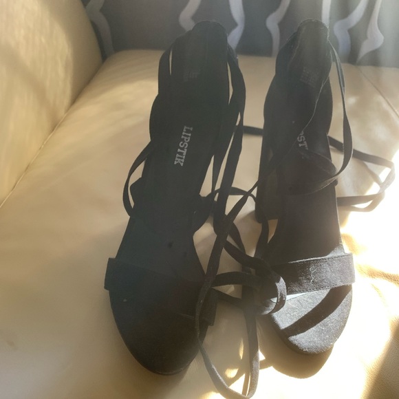 WHITEFOX tie up heels size 7 - Picture 2 of 2